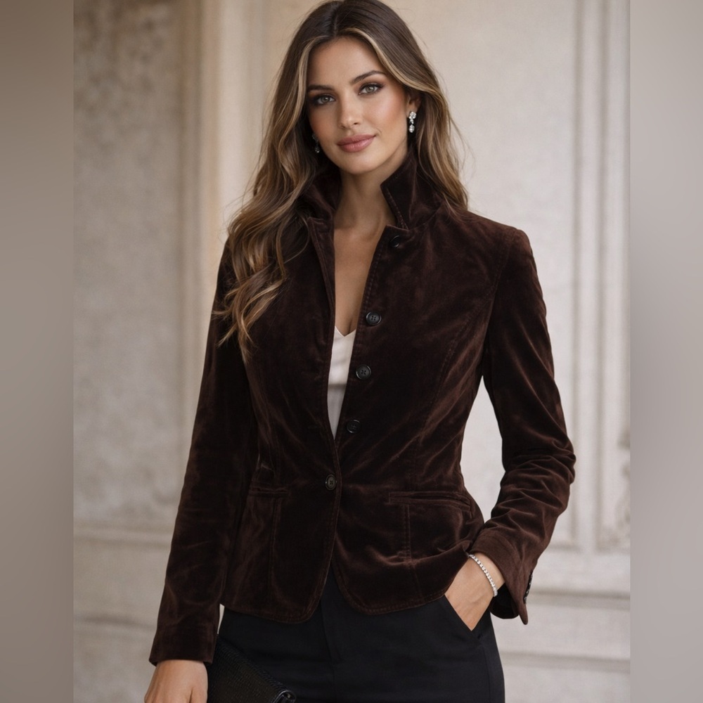 Vince Dark Brown Women's Blazer